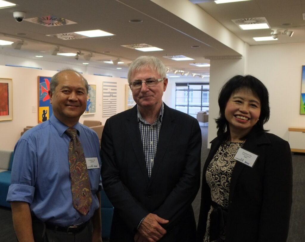 Dr Heng Teoh, Hon. Tim Groser and Christina Tan